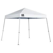 Of shade that it provides. Shelterlogic 167513ds Qs We64 10x10 Slant Leg Canopy White Cover White Frame Per Ea