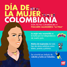 En colombia, dalia bolaños pascal, lideresa indígena en el departamento de nariño: Colombia A Twitter La Mujer Colombiana Siempre Ha Estado Presente En La Historia De Nuestro Pais Celebramos El Diadelamujercolombiana Con La Pola Que Lucho Por La Independencia Y Es Nuestro Orgullocolombiano Felizmiercoles