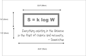 Science Art 5 Simple Equations Democritus Quote And Etsy Quotes Science Science Art