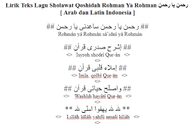 Lukman feat ahkam syubbanul muslimin Lirik Lagu Rohman Ya Rohman