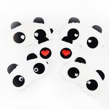 Bonito Panda Dos Desenhos Animados Sombra Olho Dormir Mascara Eye Nap Sono Mascara Preta Bandagem Mascara Sobre Os Olhos Par Cartoon Eyes Sleep Mask Cute Panda