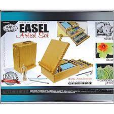 Royal Brush Deluxe Sketch Easel Box Set Size 14 Inch Assorted Artists Set Drawing Supplies Drawing Sketches