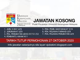 Jawatan kosong kerajaan januari februari 2021, jawatan kosong swasta 2021, jawatan kosong terkini 2021, kerja kosong 2021, jobs malaysia 2021, ohjobs. Jawatan Kosong Ppukm Oktober 2020