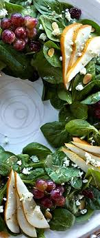 Holiday Salad Wreath Recipe Holiday Salads Christmas Salads Holiday Recipes