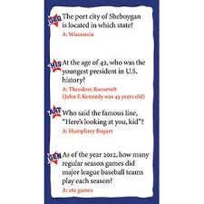 Rd.com knowledge facts you might think that this is a trick science trivia question. American Trivia Family Edition Outset Media Games