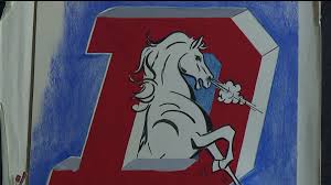 It wasn't until 1962 that the team revealed its new logo. History Behind The Old Broncos Logo The Denver D Fox31 Denver
