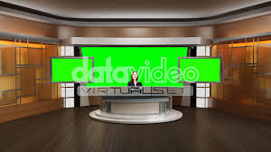 News 002 Tv Studio Set Virtual Green Screen Background Psd Green Screen Backgrounds Greenscreen Free Green Screen