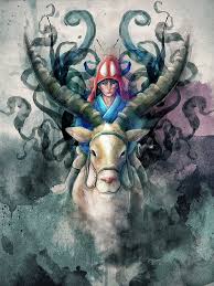 Jessica nigri on the left. Ashitaka Princess Mononoke Digital Painting On Behance