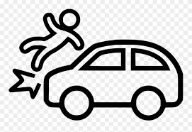 Car accident cartoons collection with illustrations of car accidents, helmets, motorcycles, two cars bumped, drivers, car accident icons and other graphics related to auto accidents. Car Accident Comments Small Cars Black And White Clipart Png Download 983314 Pinclipart