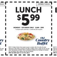 Save 20 Old Country Buffet Coupons Printable Codes June Tc Buffet Coupons Treats
