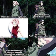 Sakura S Fight With Hayate Gekko Edo Tensei He Recalled Her Naruto Comic Anime Naruto Hayate