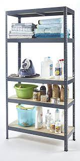 If neither of these options suits your needs, please contact us. 5 Shelf Chipboard Steel Shelving Unit H 1800mm W 900mm Diy At B Q