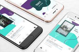 Download Instagram Banner Fashion In Social Media Templates On Yellow Images Creative Store PSD Mockup Templates