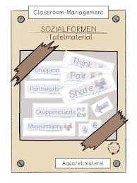 Sozialformen Tafelmaterial Unterrichtsmaterial Im Fach Fachubergreifendes In 2020 Sozialformen Unterrichtsmaterial Sozial