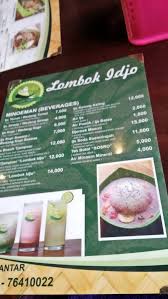 See 92,439 tripadvisor traveler reviews of … Menu Lombok Idjo Semarang