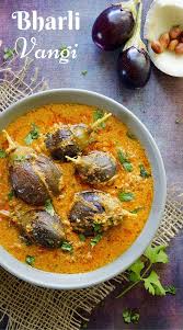 Bharli Vangi Maharashtrian Style Stuffed Baby Eggplant Recipes Indian Food Recipes Indian Eggplant Recipes