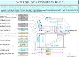 Calcul Dun Escalier Quart Tournant