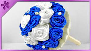 Shoppe die made auswahl bei asos, mit kostenlosem lieferung nach deutschland! Diy Ribbon Roses Bouquet For Wedding Eng Subtitles Speed Up 88 Youtube