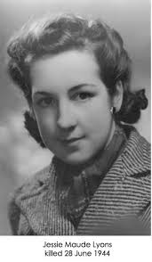 Jessie Maud Lyons, born 1923, died 1944