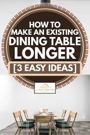 I'd really like a large abstract in my dining room like in this photo…. How To Make An Existing Dining Table Longer 3 Easy Ideas Home Decor Bliss