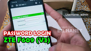 Forgot password to zte f609 router. Password Admin Zte F609 V3 Terbaru 2021 Login Full Administator User Youtube