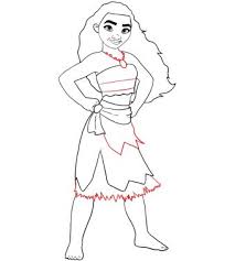 Simple cute disney drawings imagens tumblr. How To Draw Moana Draw Central