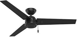 Industrial or commercial ceiling fans are designed for huge rooms—think barns, showrooms, or warehouses. Hunter 59264 Contemporary Cassius Matte Black Ceiling Fan Black Ceiling Fan Outdoor Ceiling Fans Ceiling Fans Without Lights