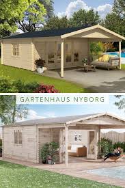 Gartenhaus Modell Nyborg 44 Iso Mit Falttur Gartenhaus Gartenhaus Gross Garten