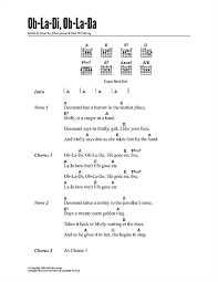 Ob La Di Ob La Da Sheet Music The Beatles Guitar Chords Lyrics Guitar Chords And Lyrics Beatles Guitar Ukulele Chords Songs