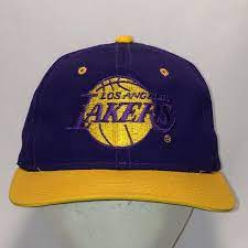 Vintage Los Angeles Lakers Snapback Hats Purple Gold Nba Basketball Dad Hat T13 Jl8054 Lakers Hat Snapback Hats Los Angeles Lakers