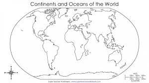 World free blank map of continents and oceans to label. Great Image Of Continents Coloring Page Entitlementtrap Com Continents And Oceans World Map Printable World Map Coloring Page