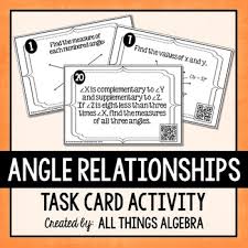 Noncoplanar lines that are not parallel and do not intersect. Complementary Supplementary Vertical Linear Pair Worksheets Teaching Resources Tpt