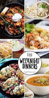 Easy Weeknight Dinners To Make This Week Easy Weeknight Dinners Healthy Weeknight Dinners Easy Dinner
