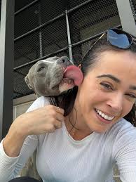 🖤 Meet Millie Abner 🖤 This lovely 4 year young black beauty was saved  from a trailer park that was being demolished. She is super sweet, loves  belly rubs and has a