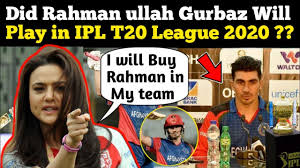 23,374 likes · 9,987 talking about this. Ipl 2020 Will Rahman Ullah Gurbaz Will Play In Ipl T20 League 2020 Cricket 4 Asia Youtube
