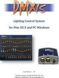 Dmxis, our first lighting product, was created for solo musicians and bands who want to add an automated light show to their act (without having to employ a . Enttec Dmxis Manual User
