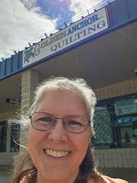 Reconnecting with old friends in a quilt store