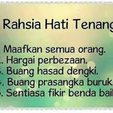 Tip Kesihatan Pantas 5 Rahsia Ringkas Hati Tenang Tips Math Math Equations