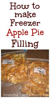 Making good pie crust is essential to having a good pie. Freezer Apple Pie Filling Video Tutorial Graceful Little Honey Bee