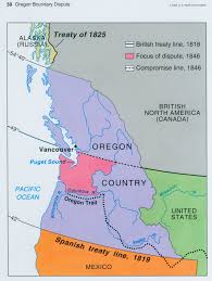 Oregon Country Boundary Dispute Britain Canada Us Oregon Country British North America Historical Maps
