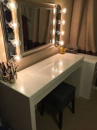 Maybe you would like to learn more about one of these? My New Ikea Malm Vanity Table And Alex Drawer Unit Mirror From Walmart Side Vanity Lights From Lowes Used A S Ikea Malm Vanity Girl Bedroom Designs Vanity