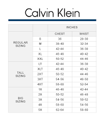 Calvin Klein Size Chart Us Www Bedowntowndaytona Com