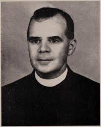 St. Andrew's, Kokomo, interior 1970s, Bishop William Sheridan Celebrating  Mass at Diocesan Convention
