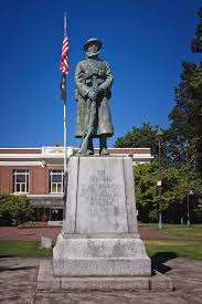 The Sentinel, a memorial statue to four American Legionnaires by sculptor  Alonzo Victor Lewis, is dedicated in Centralia on November 11, 1924. -  HistoryLink.org
