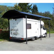 Abrit voiture carport 2 voitures abri camping car chalet de jardin habitable pergola blanche maison triangulaire voiture futuriste vehicule maison. Carport Grande Hauteur Aluminium Toit Polycarbonate Habrita 1 Camping Car 27 51 M 4 Colis Gamm Vert