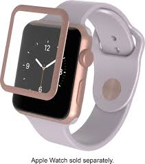 With the series 2, apple shifted focus to fitness, by adding gps to track runs and cycling session sans iphone. Best Buy Zagg Invisibleshield Glass Luxe Screen Protector For Apple Watch Series 2 42mm Rose Gold W42bgs Rg0
