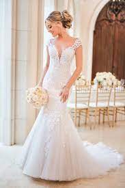 Fit And Flare Wedding Dress Lace Wedding Dress Style 6731 By Stella York Wedding Lace Mermaid Wedding Dress Ball Gowns Wedding Stella York Wedding Dress