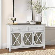 Pankhurst white/espresso buffet with wine rack. Wine Fridge Buffet Wayfair