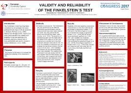 Any pain reported was measured using a vas scale (0 10). Pdf Validity And Reliability Of The Finkelstein S Test