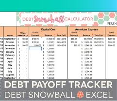 20 Handmade Organization Ideas Debt Snowball Calculator